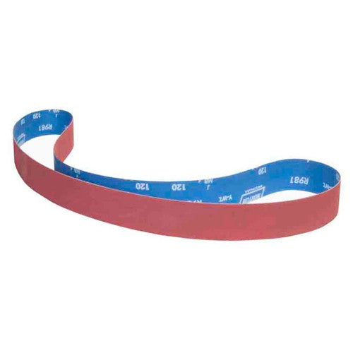 2″ × 72″ SG R981 Narrow Belt 120 Grit Ceramic Aluminum Oxide - Americas Industrial Supply