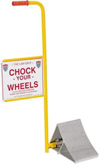 Vestil - 21-3/16" Wide x 37-9/16" High x 11-7/8" Deep, Aluminum Wheel Chock - Americas Industrial Supply