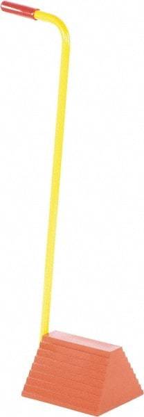 Vestil - 12" Wide x 38-1/2" High x 7-5/8" Deep, Rubber Wheel Chock - Americas Industrial Supply