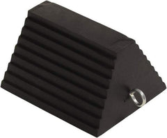 Vestil - 9-1/4" Wide x 6" High x 8" Deep, Rubber Wheel Chock - Americas Industrial Supply