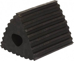 Vestil - 6-1/2" Wide x 4-3/4" High x 4-1/4" Deep, Rubber Wheel Chock - Americas Industrial Supply