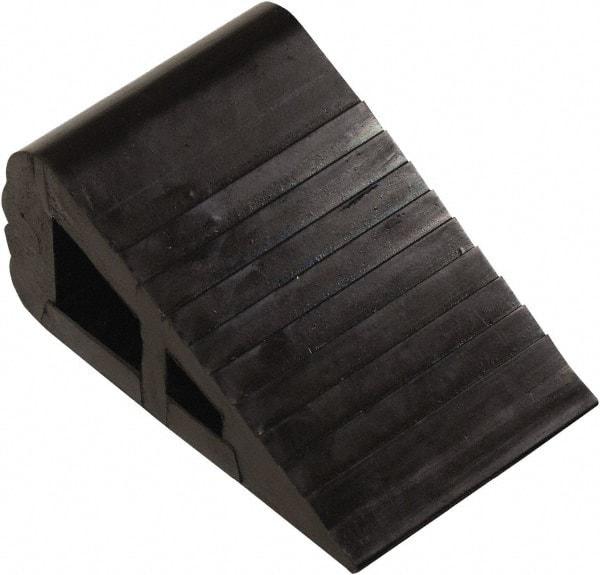 Vestil - 4" Wide x 3" High x 6-1/2" Deep, Rubber Wheel Chock - Americas Industrial Supply