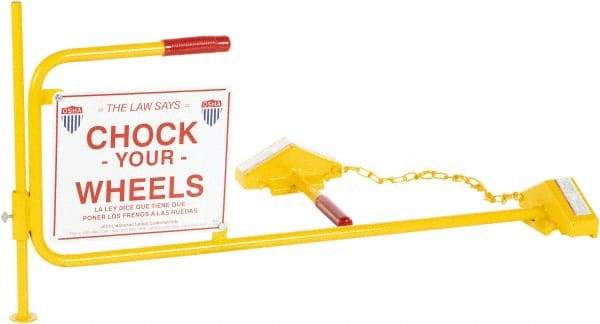 Vestil - 40-1/16" Wide x 20-1/8" High x 45" Deep, Steel Wheel Chock - Americas Industrial Supply
