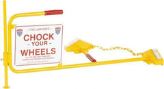 Vestil - 40-1/16" Wide x 20-1/8" High x 45" Deep, Steel Wheel Chock - Americas Industrial Supply