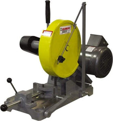 Kalamazoo - 10" Blade Diam, 5/8" Arbor Hole, Straight Chop & Cutoff Saw - 3,450 RPM, 3 hp, 220/440 Volts, 1 or 3 Phase - Americas Industrial Supply