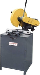 Kalamazoo - 14" Blade Diam, 1" Arbor Hole, Miter Chop & Cutoff Saw - 4,400 RPM, 5 hp, 220/440 Volts, 3 Phase - Americas Industrial Supply