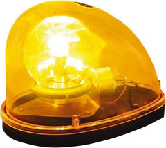 Buyers Products - 90 FPM, Magnetic Mount Emergency Revolving Warning Light Assembly - Powered by 12 Volts, Amber - Americas Industrial Supply