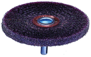 2'' Diameter - Burgundy Elastomer Conflex Polyflex Brush - Americas Industrial Supply