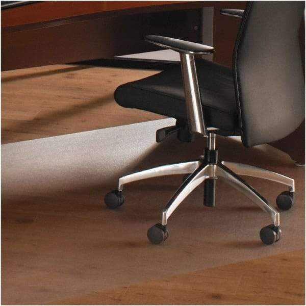 Floortex - 60" Long x 60" Wide, Chair Mat - Square, Straight Edge Style - Americas Industrial Supply