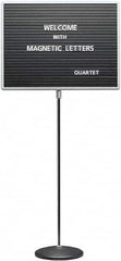 Quartet - Letter Boards Type: Open Face Height (Inch): 18 - Americas Industrial Supply