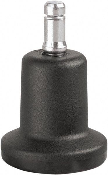 Master Caster - Matte Black Caster Set - For Wood & Tubular Metal Chairs & Office Furniture - Americas Industrial Supply