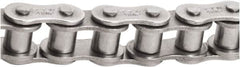 Tritan - 1/2" Pitch, ANSI 41, Single Strand Roller Chain - Chain No. 41SS, 1,349 Lb. Capacity, 100 Ft. Long, 0.306" Roller Diam, 0.246" Roller Width - Americas Industrial Supply