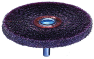 3" Diameter - Burgundy Elastomer Conflex Polyflex Brush - Americas Industrial Supply