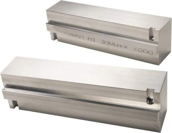 Kurt - 7" Jaw Width, 50.29mm Jaw Height, 1-1/2" Jaw Thickness, Quick Change Jaw System Vise Jaw Sets - Aluminum, Bolt-On, 2 Jaws, Soft Jaws - Americas Industrial Supply