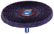 3'' Diameter - Burgundy Elastomer Conflex Polyflex Brush - Americas Industrial Supply