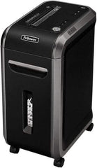 FELLOWES - 7/32" Strip, 12 Sheet Strip Cut Paper Strip Cut Shredder - 17-5/16" Long x 11-7/16" Wide x 25-3/16" High, Level 2 Security, 9 Gal Wastebasket - Americas Industrial Supply