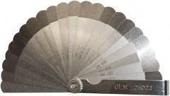OEM Tools - 22 Piece, 0.004 to 0.027" Thick, Feeler Gage Set - 3-1/4" Leaf Length, 1/2" Wide, Steel - Americas Industrial Supply