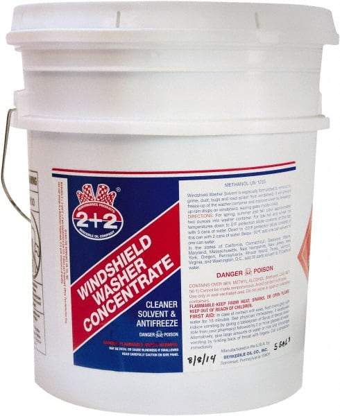 Berkebile - Windshield Washer Fluid - 5 Gal Pail - Americas Industrial Supply