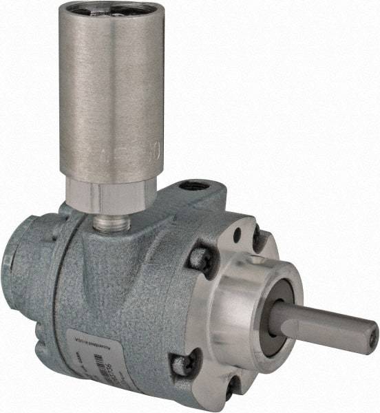 Gast - 1/2 hp Reversible Hub Air Actuated Motor - 6,000 Max RPM, 1.14" Shaft Length, 4.66" OAL, 3/8" Shaft Diam - Americas Industrial Supply