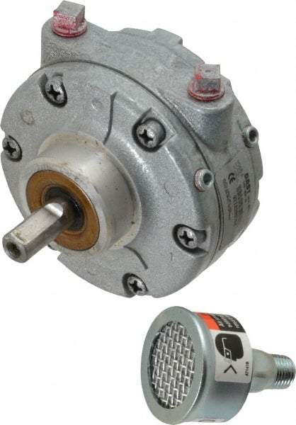 Gast - 3/4 hp Clockwise Hub Air Actuated Motor - 3,000 Max RPM, 1.13" Shaft Length, 4.94" OAL, 1/2" Shaft Diam - Americas Industrial Supply