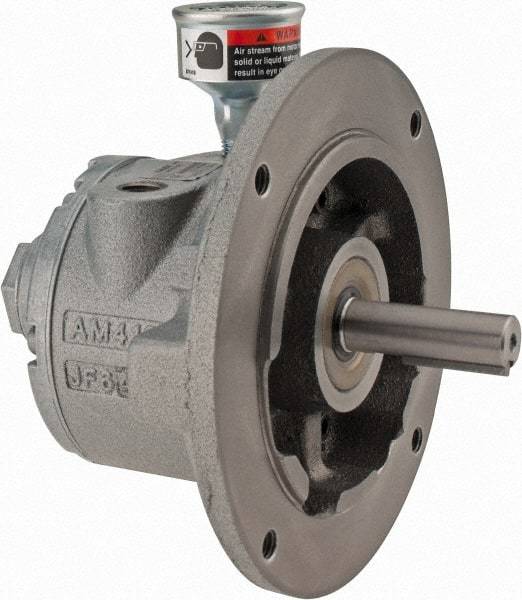 Gast - 1-1/2 hp Reversible NEMA 56C Air Actuated Motor - 3,000 Max RPM, 2.06" Shaft Length, 6.69" OAL, 5/8" Shaft Diam - Americas Industrial Supply