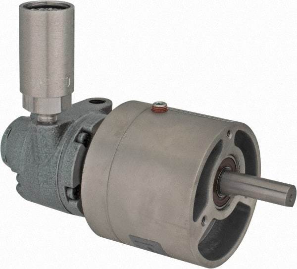 Gast - 1/3 hp Reversible Face Air Actuated Motor - 15:1 Gear Ratio, 350 Max RPM, 6.88" OAL, 1/2" Shaft Diam - Americas Industrial Supply