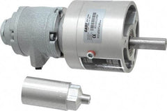 Gast - 1/3 hp Reversible Face Air Actuated Motor - 15:1 Gear Ratio, 400 Max RPM, 7.31" OAL, 1/2" Shaft Diam - Americas Industrial Supply