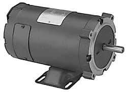 Leeson - 1 Max hp, 1,800 Max RPM, Electric AC DC Motor - 12 V Input, 56C Frame - Americas Industrial Supply