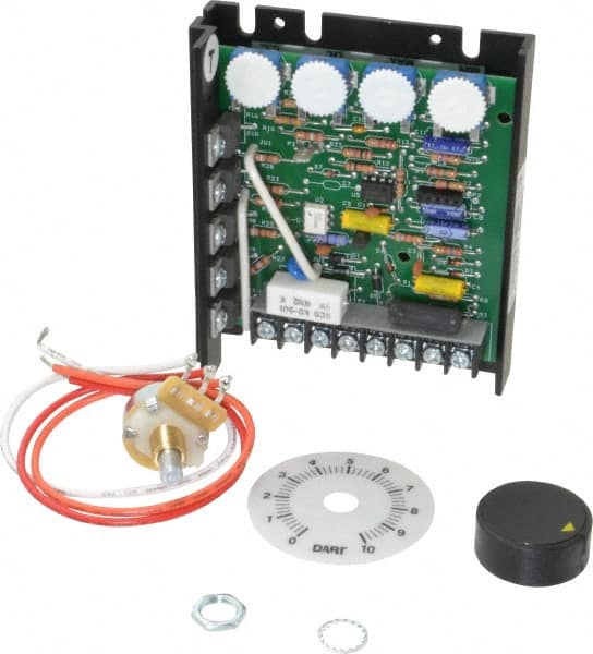 Dart Controls - 1/8 Max hp, 25 Max RPM, Electric AC DC Motor - 120, 240 V Input - Americas Industrial Supply