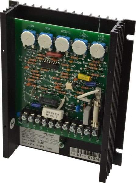 Dart Controls - 2 Max hp, 30 Max RPM, Electric AC DC Motor - 120, 240 V Input - Americas Industrial Supply