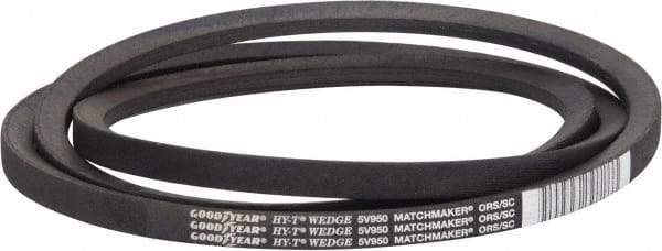 Continental ContiTech - Section 5V, 95" Outside Length, V-Belt - Fiber Reinforced Wingprene Rubber, HY-T Wedge MatchmakerEnvelope, No. 5V950 - Americas Industrial Supply