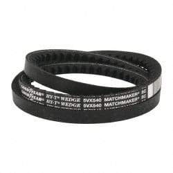 Continental ContiTech - Section 5VX, 54" Outside Length, V-Belt - Fiber Reinforced Wingprene Rubber, HY-T Wedge Matchmaker Cogged, No. 5VX540 - Americas Industrial Supply