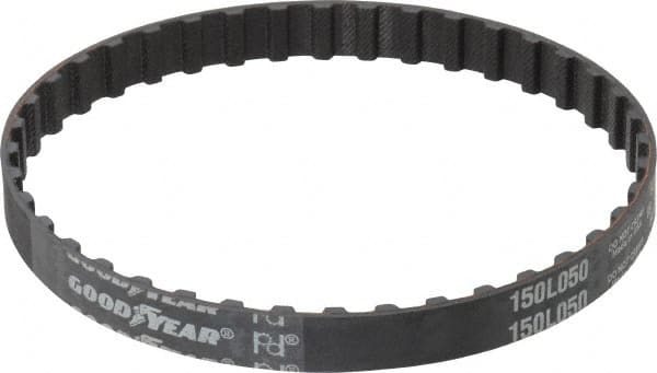 Continental ContiTech - Section L, 1/2" Wide, Timing Belt - Helanca Weave Stretch Nylon, L Series Belts Positive Drive, No. 150L - Americas Industrial Supply