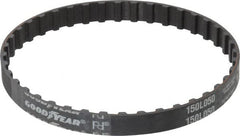 Continental ContiTech - Section L, 1/2" Wide, Timing Belt - Helanca Weave Stretch Nylon, L Series Belts Positive Drive, No. 150L - Americas Industrial Supply