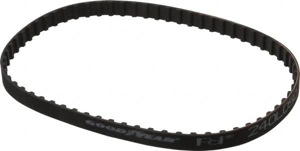 Continental ContiTech - Section L, 1/2" Wide, Timing Belt - Helanca Weave Stretch Nylon, L Series Belts Positive Drive, No. 240L - Americas Industrial Supply
