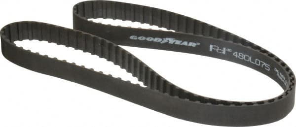 Continental ContiTech - Section L, 3/4" Wide, Timing Belt - Helanca Weave Stretch Nylon, L Series Belts Positive Drive, No. 480L - Americas Industrial Supply