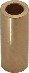 Made in USA - 5/16" Inside x 1/2" Outside Diam, Cast Bronze Sleeve Bearing - 1-1/4" OAL - Americas Industrial Supply