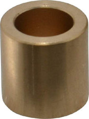 Made in USA - 1/2" Inside x 3/4" Outside Diam, Cast Bronze Sleeve Bearing - 3/4" OAL - Americas Industrial Supply