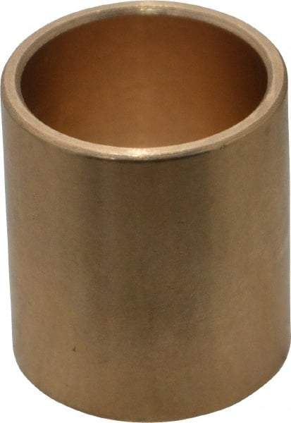 Made in USA - 3/4" Inside x 7/8" Outside Diam, Cast Bronze Sleeve Bearing - 1" OAL - Americas Industrial Supply