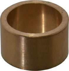 Made in USA - 1" Inside x 1-1/4" Outside Diam, Cast Bronze Sleeve Bearing - 3/4" OAL - Americas Industrial Supply