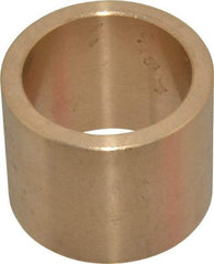 Made in USA - 1" Inside x 1-1/4" Outside Diam, Cast Bronze Sleeve Bearing - 1" OAL - Americas Industrial Supply