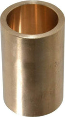 Made in USA - 1" Inside x 1-1/4" Outside Diam, Cast Bronze Sleeve Bearing - 2" OAL - Americas Industrial Supply