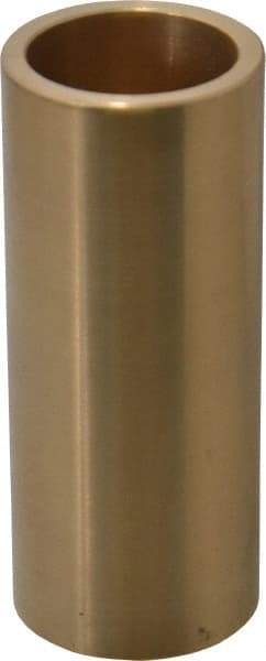 Made in USA - 1" Inside x 1-1/4" Outside Diam, Cast Bronze Sleeve Bearing - 3" OAL - Americas Industrial Supply