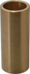 Made in USA - 1" Inside x 1-1/4" Outside Diam, Cast Bronze Sleeve Bearing - 3" OAL - Americas Industrial Supply