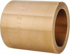 Made in USA - 1" Inside x 1-3/8" Outside Diam, Cast Bronze Sleeve Bearing - 1-1/2" OAL - Americas Industrial Supply