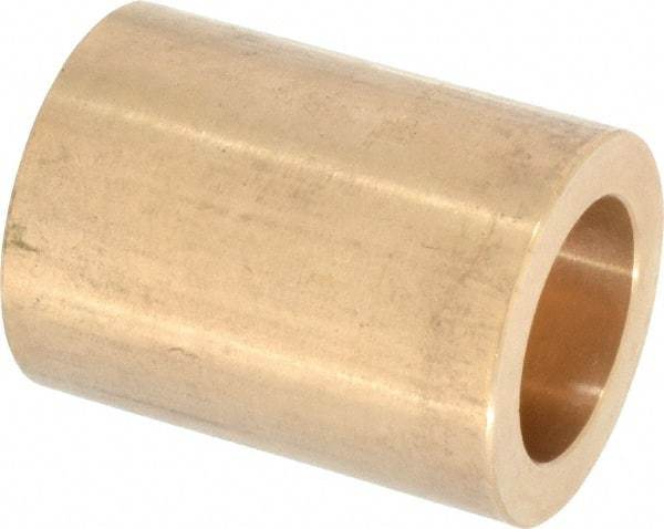 Made in USA - 1" Inside x 1-1/2" Outside Diam, Cast Bronze Sleeve Bearing - 2" OAL - Americas Industrial Supply