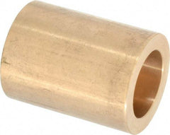 Made in USA - 1" Inside x 1-1/2" Outside Diam, Cast Bronze Sleeve Bearing - 2" OAL - Americas Industrial Supply