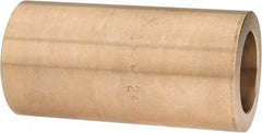 Made in USA - 1" Inside x 1-1/2" Outside Diam, Cast Bronze Sleeve Bearing - 3" OAL - Americas Industrial Supply