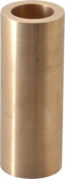 Made in USA - 1" Inside x 1-1/2" Outside Diam, Cast Bronze Sleeve Bearing - 4" OAL - Americas Industrial Supply