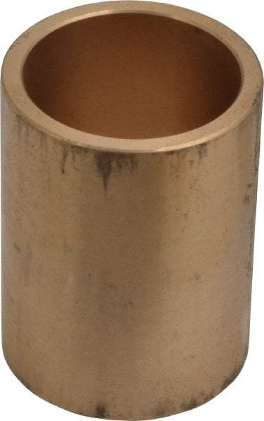 Made in USA - 1-1/4" Inside x 1-1/2" Outside Diam, Cast Bronze Sleeve Bearing - 2" OAL - Americas Industrial Supply